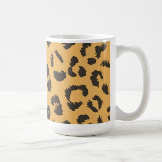 ヒョウ柄 コーヒーマグカップ (右)