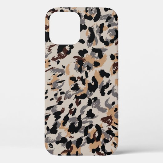 ヒョウ柄、ジャガー柄、動物の毛皮 Case-Mate iPhoneケース (裏面)