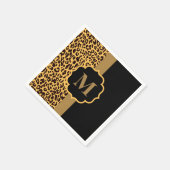 ヒョウ柄 スタンダードカクテルナプキン (角)