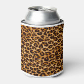 ヒョウ柄，チーズプリント，ピンクガーリー, 缶クーラー (缶正面)