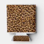 ヒョウ柄，チーズプリント，ピンクガーリー, 缶クーラー (裏面)