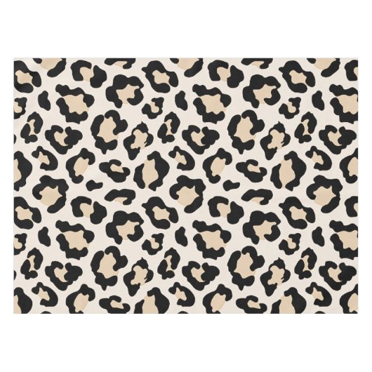 ヒョウ柄 テーブルクロス (正面(横))