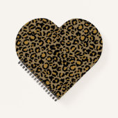 ヒョウ柄（ナチュラル） 2 ノートブック (正面)