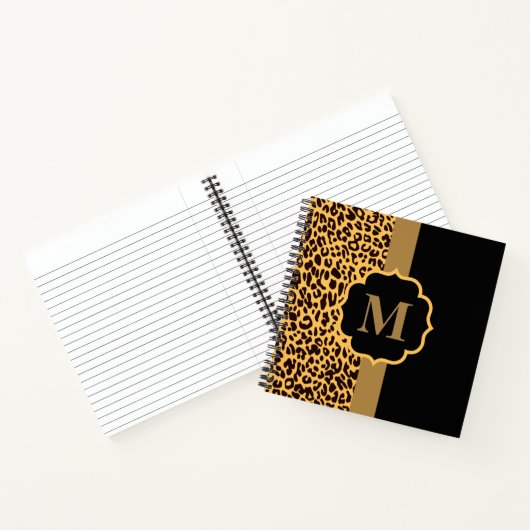 ヒョウ柄 ノートブック (内部)