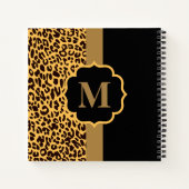 ヒョウ柄 ノートブック (裏面)