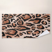 ヒョウ柄 バスタオル (バスタオル)