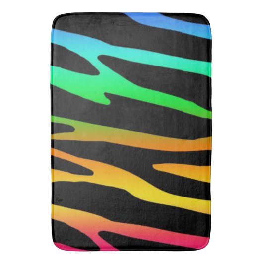 ヒョウ柄 バスマット (正面縦)