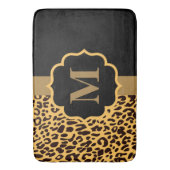 ヒョウ柄 バスマット (正面縦)