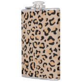 ヒョウ柄，ヒョウ柄の斑点，ヒョウ柄 フラスク (左)