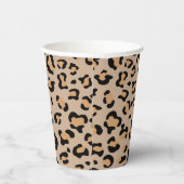 ヒョウ柄，ヒョウ柄の斑点，ヒョウ柄 紙コップ (右)