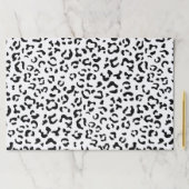ヒョウ柄、ヒョウ柄、黒白 ペーパーパッド (インサイチュ)