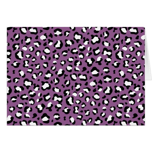 ヒョウ柄、ヒョウ模様、紫ヒョウ (正面横)