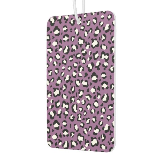 ヒョウ柄、ヒョウ模様、紫ヒョウ カーエアーフレッシュナー (左)