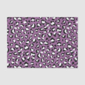 ヒョウ柄、ヒョウ模様、紫ヒョウ 薄葉紙 (正面)