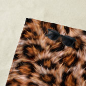 ヒョウ柄 ビーチタオル (インサイチュ)