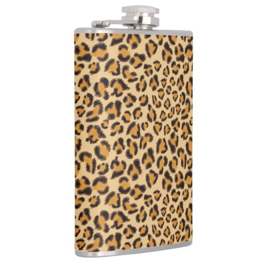 ヒョウ柄 フラスク (右)
