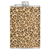 ヒョウ柄 フラスク (正面)