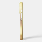 ヒョウ柄 ブラックブロンズ モノグラム Case-Mate iPhoneケース (裏面 / 左)