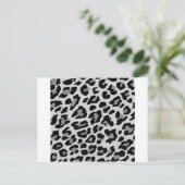 ヒョウ柄 ポストカード (スタンド正面)