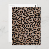 ヒョウ柄 ポストカード (正面/裏面)