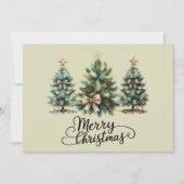 ヒョウ柄 メリークリスマス ツリー コケティー ボウ クリスマス (正面)