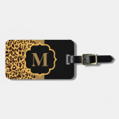 ヒョウ柄 ラゲッジタグ (正面横)