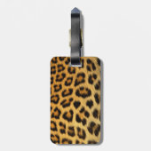ヒョウ柄 ラゲッジタグ (裏面縦)