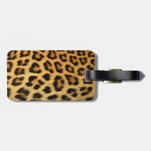 ヒョウ柄 ラゲッジタグ (裏面横)