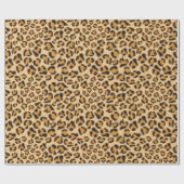ヒョウ柄 ラッピングペーパー (フラット)