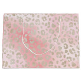 ヒョウ柄 ラージペーパーバッグ (正面)