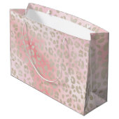 ヒョウ柄 ラージペーパーバッグ (裏面アングル)