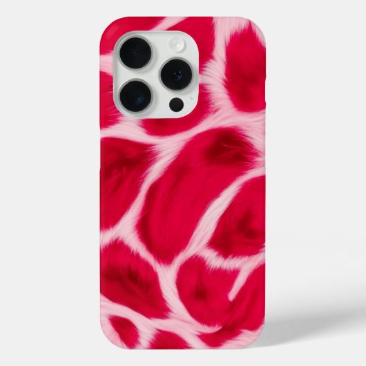 ヒョウ柄 レディース ピンク 赤 おしゃれ デザイン Case-Mate iPhoneケース (裏面)
