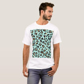 ヒョウ柄、動物柄 Tシャツ (正面フル)