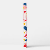 ヒョウ柄：手色彩の鮮やかの水色。 Case-Mate iPhoneケース (裏面 / 右)