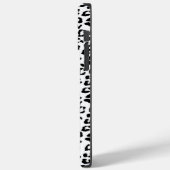 ヒョウ柄(白黒) Case-Mate iPhoneケース (裏面 / 左)