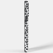 ヒョウ柄(白黒) Case-Mate iPhoneケース (裏面 / 右)