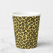 ヒョウ柄 紙コップ (正面)