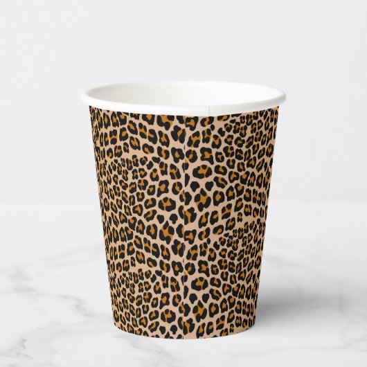 ヒョウ柄 紙コップ (右)