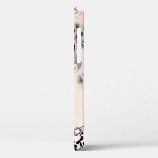 ヒョウ柄,花,鎖,バラ Case-Mate iPhoneケース (裏面 / 左)