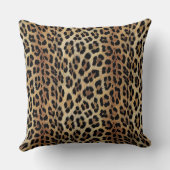 ヒョウ柄，虎，ヒョウの皮，ファッショナブル， クッション (裏面)