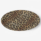 ヒョウ柄，虎，ヒョウの皮，ファッショナブル， ペーパープレート (アングル)