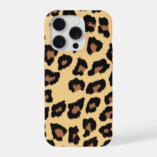ヒョウ柄 iPhoneケース (裏面)