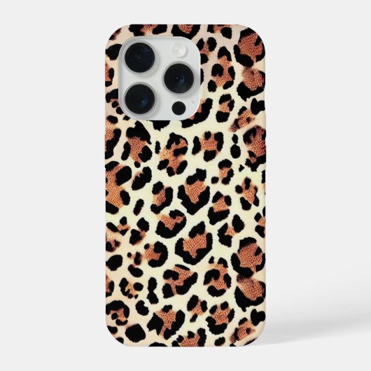 ヒョウ柄 iPhoneケース (裏面)