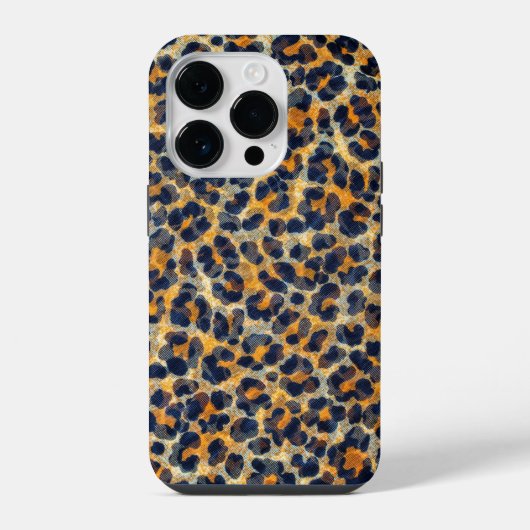 ヒョウ柄 iPhoneケース (裏面)