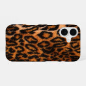 ヒョウ柄 iPhone 16ケース (裏面横)