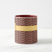 ヒョウ柄Chevron Mug マグカップ (中央)