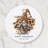 ヒョウ格言メッセージカード フェイバータグ (正面)