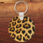 ヒョウ毛プリント キーホルダー (正面)