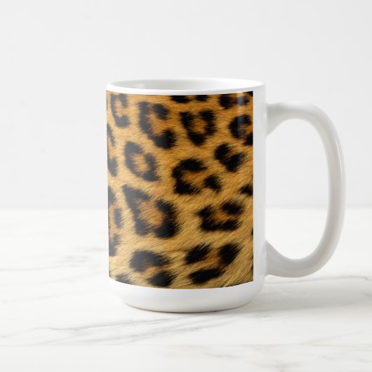ヒョウ毛プリント コーヒーマグカップ (右)