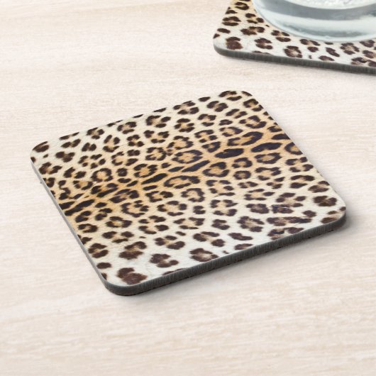 ヒョウ毛 コースター (左側)